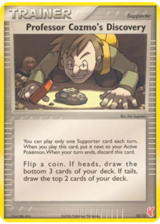 Professor Cozmo's Discovery #10 — EX trainer Kit 2 (Plusle)