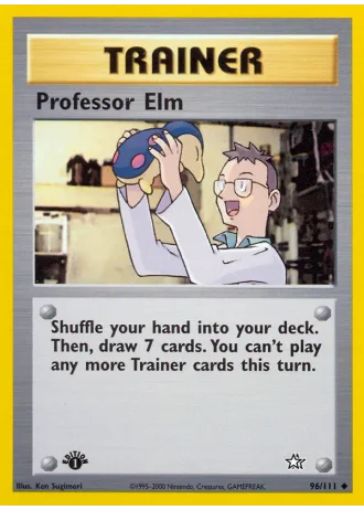 Professor Elm (1st Edition) #96/111 — Neo Genesis (1st Edition)