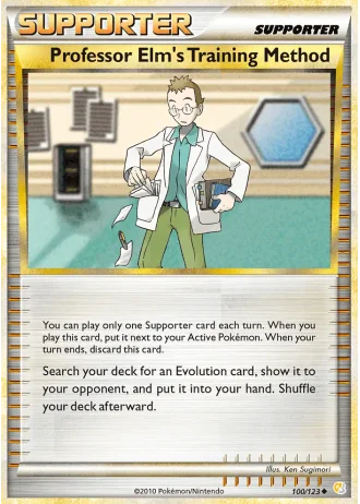 Professor Elm’s Training Method #100/123 — HeartGold SoulSilver
