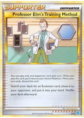 Professor Elm's Training Method #25/30 — HS trainer Kit (Gyarados)