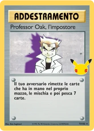 Professor Oak, l'impostore #73/102 — Collezione Classica (Celebrazioni)