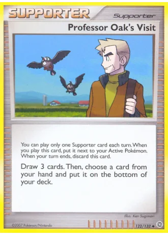 Professor Oak's Visit (Professor Program 2008-09) #122/132 — Secret Wonders