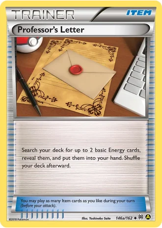 Professor's Letter #146a — Yellow A Alternate