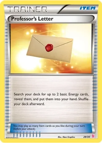 Professor’s Letter #28/30 — XY trainer Kit (Sylveon)