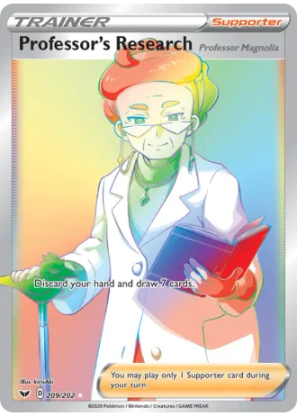 Professor's Research (Professor Magnolia) #209/202 — Sword & Shield