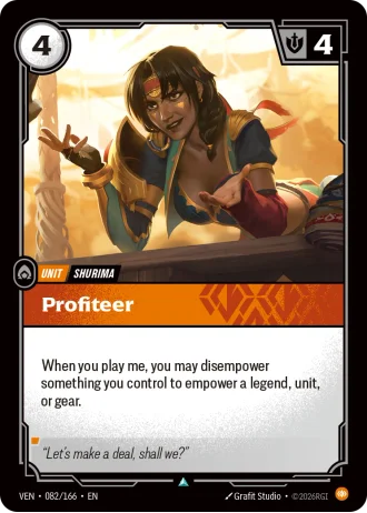Profiteer #082/166 — Vendetta