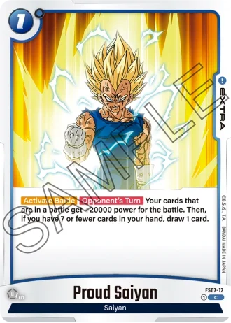 Proud Saiyan FS07-012 — Vegeta (Mini) (FS07)