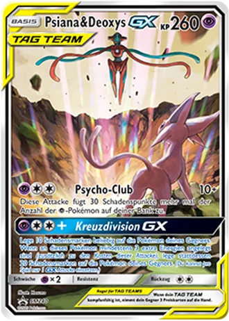 Psiana & Deoxys GX SM240 — Sonne & Mond Promos