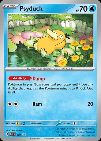 Psyduck #007 — MEP Black Star Promos
