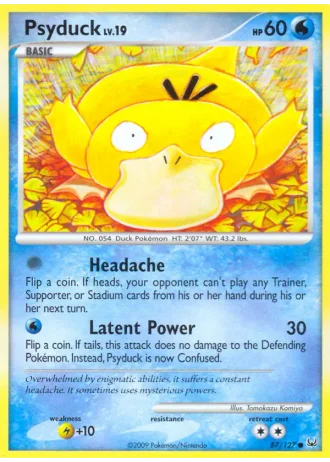 Psyduck #87/127 — Platino