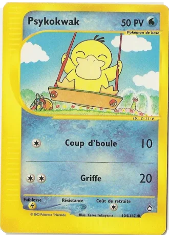 Psykokwak #104/147 — Aquapolis