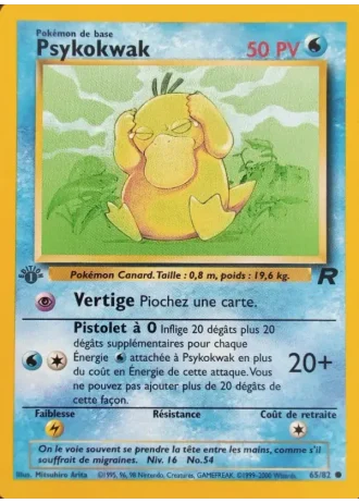 Psykokwak #65/82 — Team Rocket