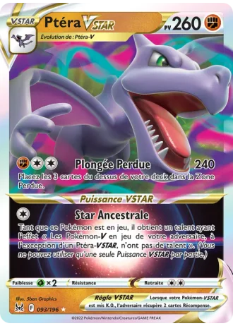 Ptéra VSTAR #093/196 — Origine Perdue