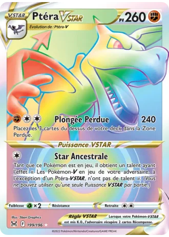 Ptéra VSTAR #199/196 — Origine Perdue