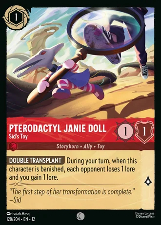 Pterodactyl Janie Doll - Sid's Toy #128/257 — Wilds Unknown