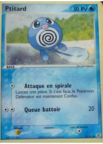 Ptitard #75/112 — EX Rouge Feu & Vert Feuille