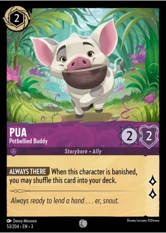 Pua - Potbellied Buddy #53/204 — Into the Inklands