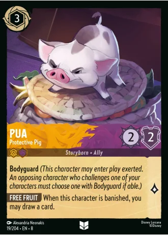Pua - Protective Pig #19/204 — Reign of Jafar