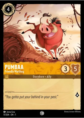 Pumbaa - Friendly Warthog #17/204 — The First Chapter