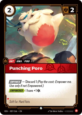 Punching Poro #007/166 — Vendetta