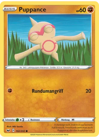 Puppance #102/202 — Schwert & Schild