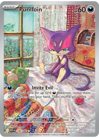 Purrloin #136 — White Flare