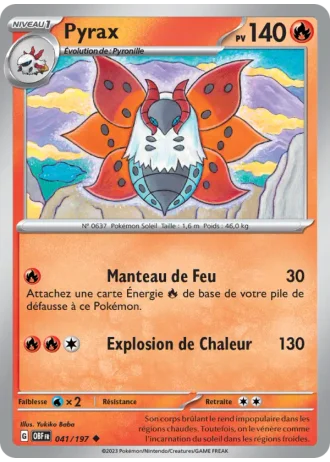 Pyrax #041/197 — Flammes Obsidiennes