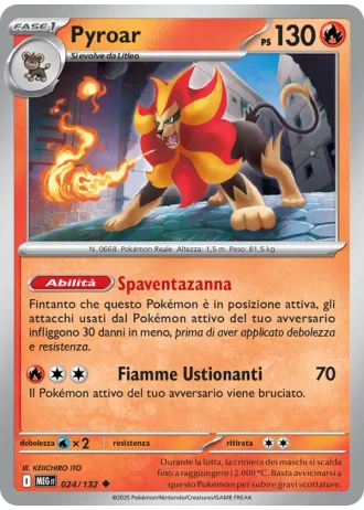 Pyroar #024 — Megaevoluzione