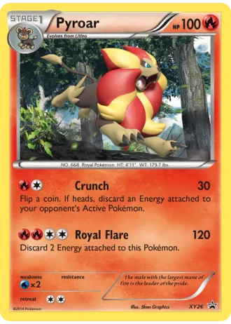 Pyroar XY26 — XY Promos