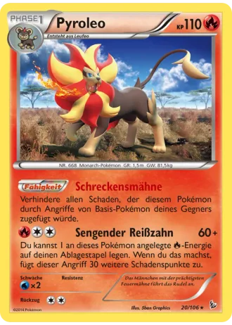 Pyroleo #20/106 — Flammenmeer