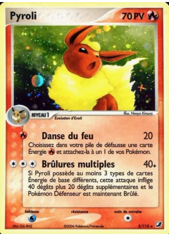 Pyroli #5/115 — EX Forces Cachées