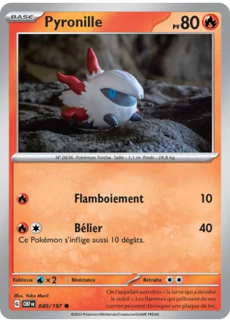 Pyronille #040/197 — Flammes Obsidiennes