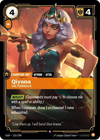 Qiyana, Victorious #155/298 — Origins