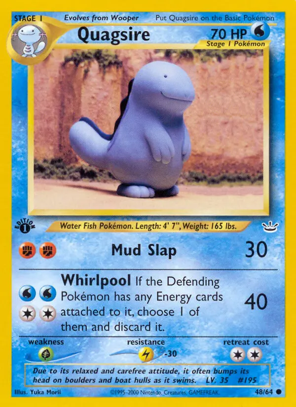 Quagsire (1ª Edizione) #48 — Neo Revelation (1ª Edizione)