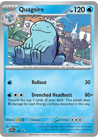 Quagsire #156 — Scarlet & Violet Promos