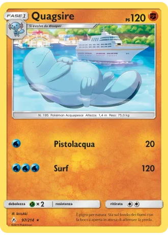 Quagsire #97/214 — Legami Inossidabili