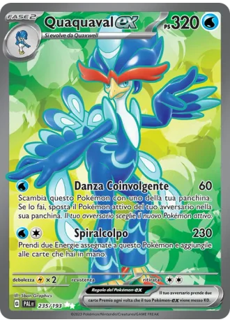 Quaquaval ex #235/193 — Evoluzioni a Paldea