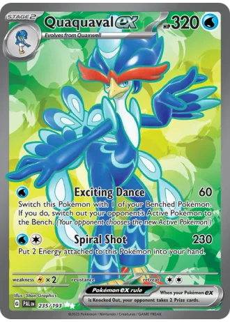 Quaquaval ex #235/193 — Paldea Evolved