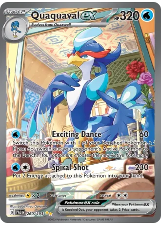 Quaquaval ex #260/193 — Paldea Evolved