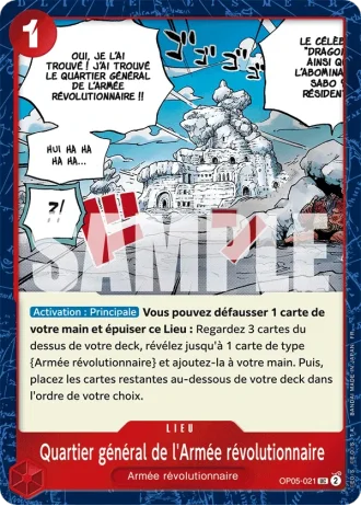 Quartier général de l'Armée révolutionnaire (OP05-021) (Reprint) — ONE PIECE CARD THE BEST vol.2 (PRB02)