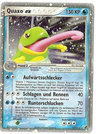 Quaxo ex #107/115 — EX Verborgene Mächte