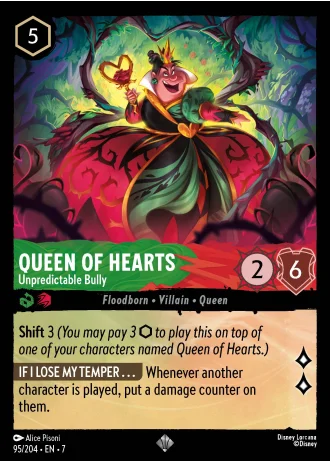 Queen of Hearts - Unpredictable Bully #95/204 — Archazia's Island
