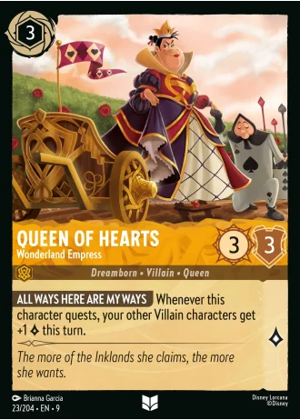 Queen of Hearts - Wonderland Empress #23/204 — Fabled