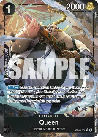 Queen (OP08-080) (Alternative Art) — Two Legends (OP08)