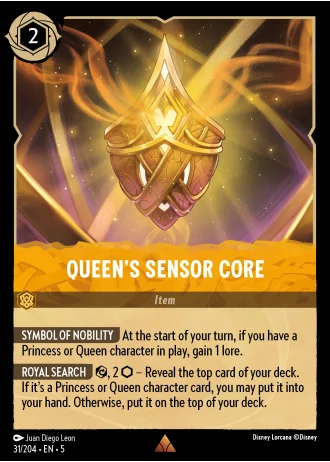 Queen's Sensor Core #31/204 — Shimmering Skies