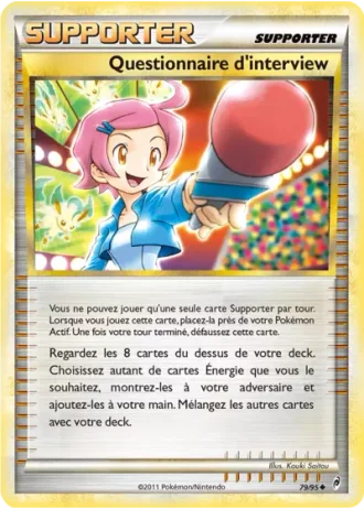 Questionnaire d'interview #79/95 — L'appel des Légendes