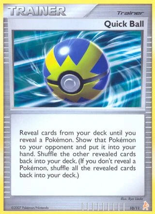 Quick Ball #10 — DP trainer Kit (Lucario)