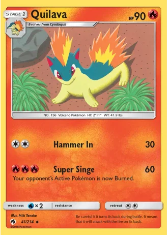 Quilava #41/214 — Lost Thunder