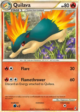 Quilava #49/95 — Call of Legends