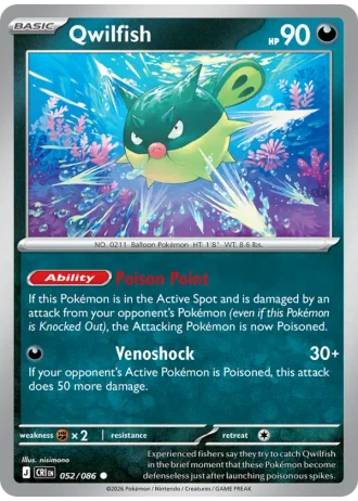 Qwilfish #052/86 — Chaos Rising